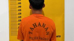 Polsek Singingi Amankan 1 Pria Diduga Pelaku PETI di Perkebunan Logas Hilir