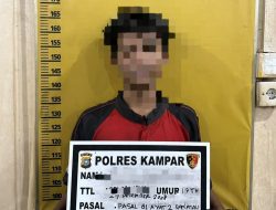 Polres Kampar Tangkap Remaja 17 Tahun Terduga Pelaku Pencabulan Anak