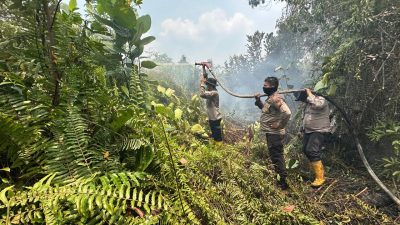 Tim Gabungan Dumai Imbau Warga Stop Bakar Lahan Usai 4 Hari Padamkan Karhutla