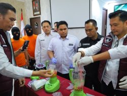 Polresta Pekanbaru Musnahkan 1.473 Butir Ekstasi, Sabu dan Cartridge Etomidate