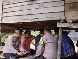 Pastikan Bantuan Tepat Sasaran, Polres Kuansing Bersama Dinsos Lakukan Pendataan Perlinsos