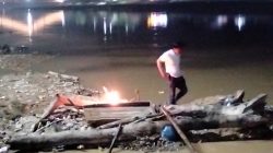 Tertibkan PETI di 5 Lokasi, Polres Kuansing Musnahkan 8 Rakit dan 4 Papan Asbuk