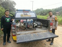 Tertibkan PETI di Desa Pantai, Kapolsek Kuantan Mudik Imbau Warga Stop Tambang Ilegal