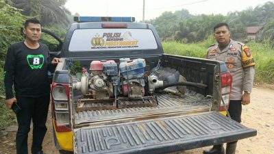 Tertibkan PETI di Desa Pantai, Kapolsek Kuantan Mudik Imbau Warga Stop Tambang Ilegal