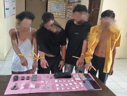 Gerebek Rumah di Jalan Sudirman, Polsek Kubu Sita 31 Paket Sabu 103,19 Gram