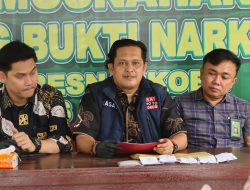 Polres Kuansing Musnahkan 161,51 Gram Sabu dari 6 Perkara