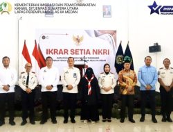 Cium Merah Putih Sambil Menangis, Napiter di Medan Tinggalkan Paham Radikal dan Kembali ke NKRI