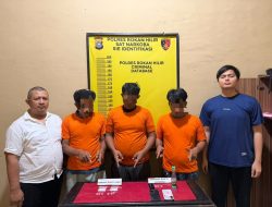 3 Pengedar Sabu di Bangko Pusako Diringkus Polres Rohil, 46,9 Gram Diamankan