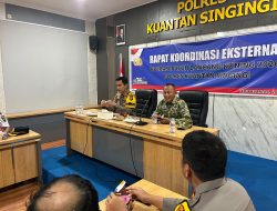 Pimpin Rapat Eksternal Operasi Patuh LK 2026, Kapolres Kuansing Tekankan Sinergi dan Pendekatan Humanis