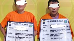 Modus Kaleng Minyak Rambut, 2 Pengedar Sabu 6,58 Gram Diciduk di Kebun Sawit Ukui Pelalawan