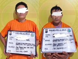 Modus Kaleng Minyak Rambut, 2 Pengedar Sabu 6,58 Gram Diciduk di Kebun Sawit Ukui Pelalawan