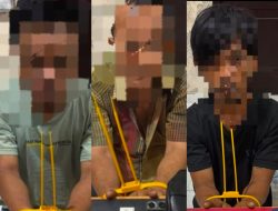 90 Menit, Polres Siak Ringkus 3 Pengedar Sabu di Belutu Kandis