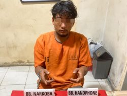 Berkat Laporan Warga, Satresnarkoba Polres Kampar Tangkap Pengedar 18 Paket Sabu di Sei Putih 