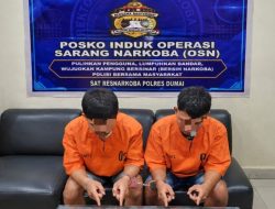 Edarkan Sabu 3,12 Gram, Dua Anak di Lubuk Gaung Diciduk Polres Dumai