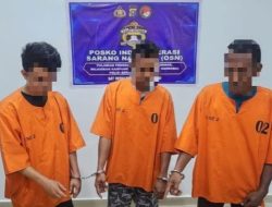 Polsek Sungai Sembilan Gerebek Sarang Narkoba, 3 Orang Diamankan di Kamar M2