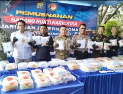 Polda Riau Musnahkan Narkoba Jaringan Internasional, Wakapolda Turun ke Pulau Rupat