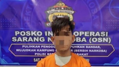Edarkan Sabu di Taman Bukit Gelanggang, Pria 30 Tahun Diciduk Polisi