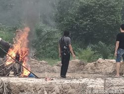 Polres Kuansing Cek Dugaan PETI di Muaro Sentajo, 8 Mesin Dompeng Ditemukan Tak Beroperasi